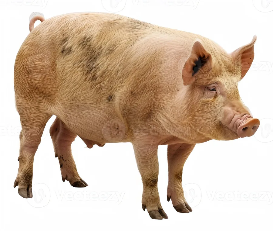Mature pig raised at Ceno Agro Pharm